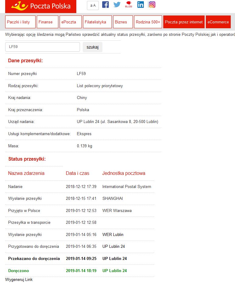 Poczta Polska zgubila przesyłkę? I co zrobisz? Nic nie zrobisz...