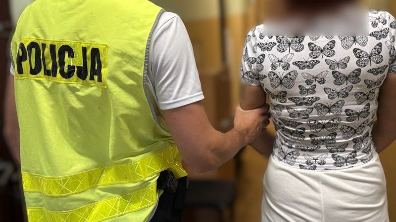 Jechała z narkotykami na hulajnodze