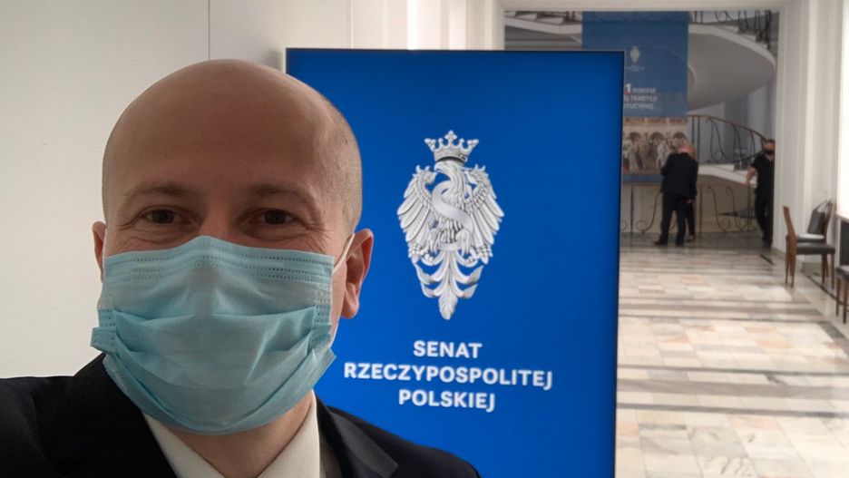 Bartłomiej Wróblewski rozpoczął serię spotkań z senatorami. 
