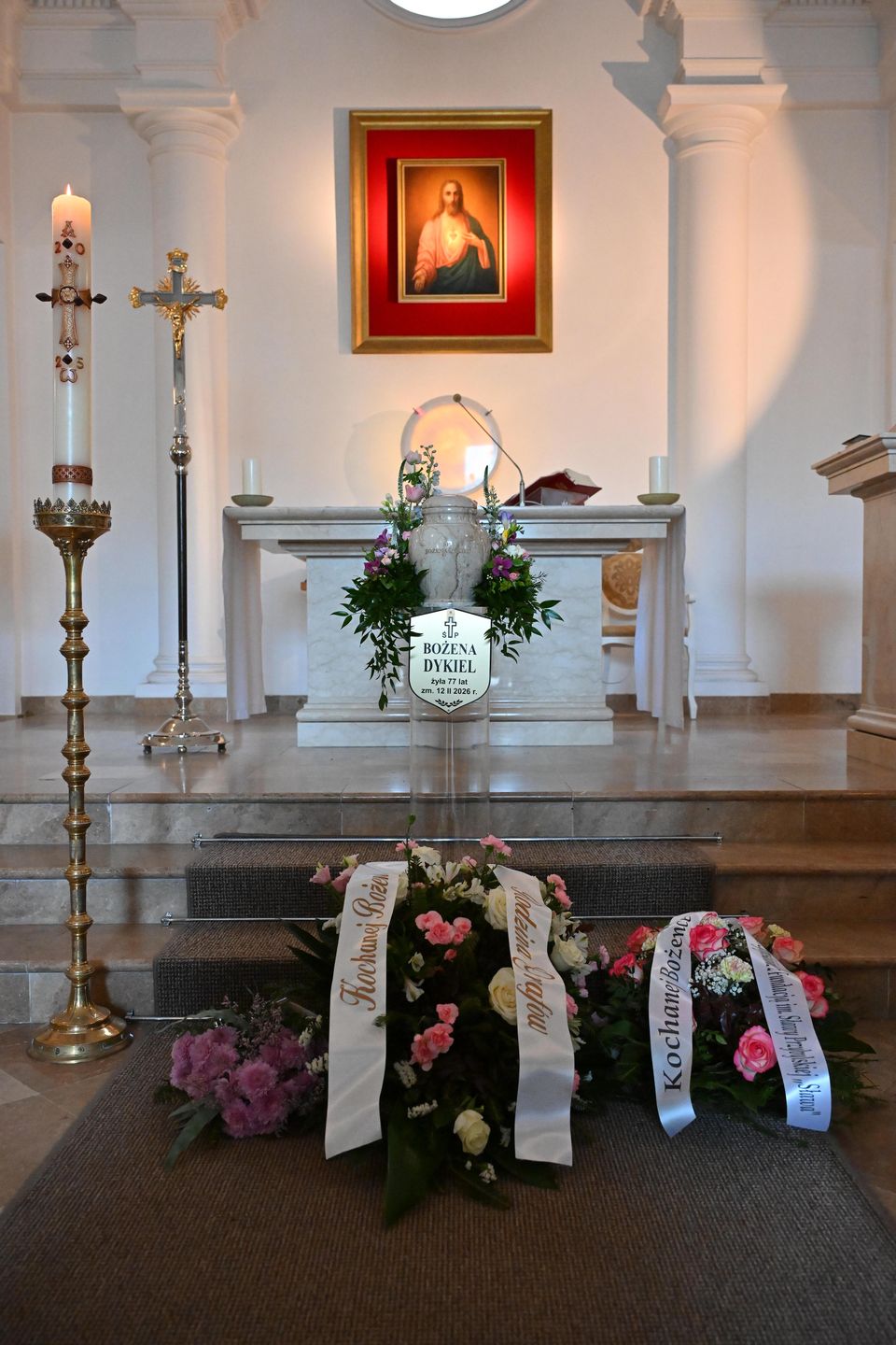 Pogrzeb Bożeny Dykiel 