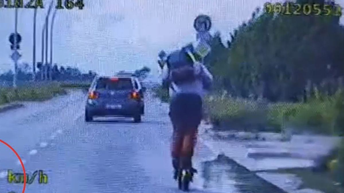 Ten użytkownik "hulajnogi" pędził 54 km/h