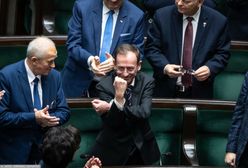 Pokazał gest Kozakiewicza w Sejmie. Kamiński się tłumaczy