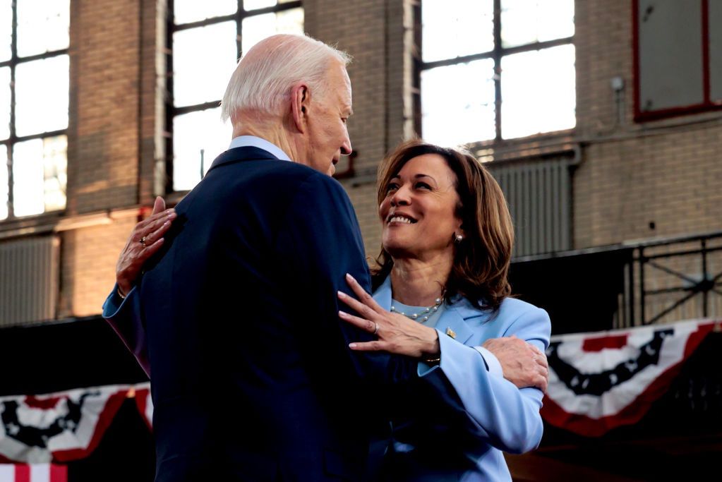 Joe Biden stated that he supports his Vice President Kamala Harris's candidacy in the November elections.