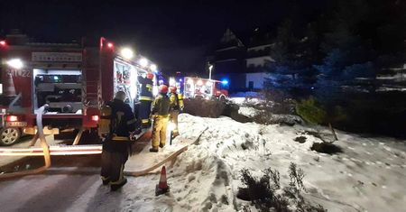 Chwile grozy w hotelu w Karpaczu. Ewakuowano prawie 400 osób