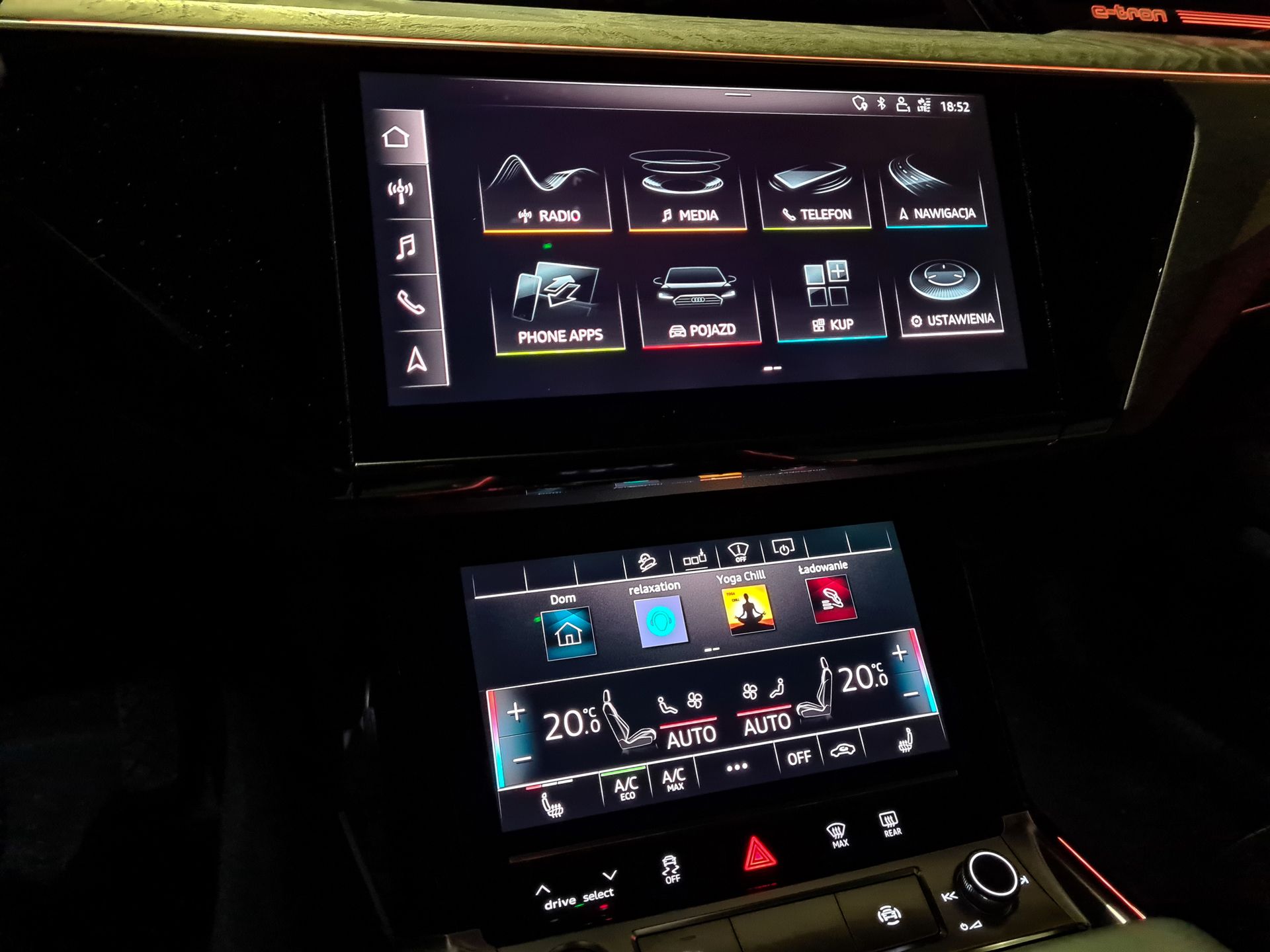 Audi e-tron Sportback: Wirtualne lusterka, Audi Charging Service, system i kamery 360 stopni z 3D 20