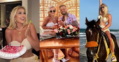 32. urodziny "królowej Elizy" Trybały w Tunezji: wiersz napisany przez męża, taniec do wspólnej piosenki, jazda konna brzegiem morza