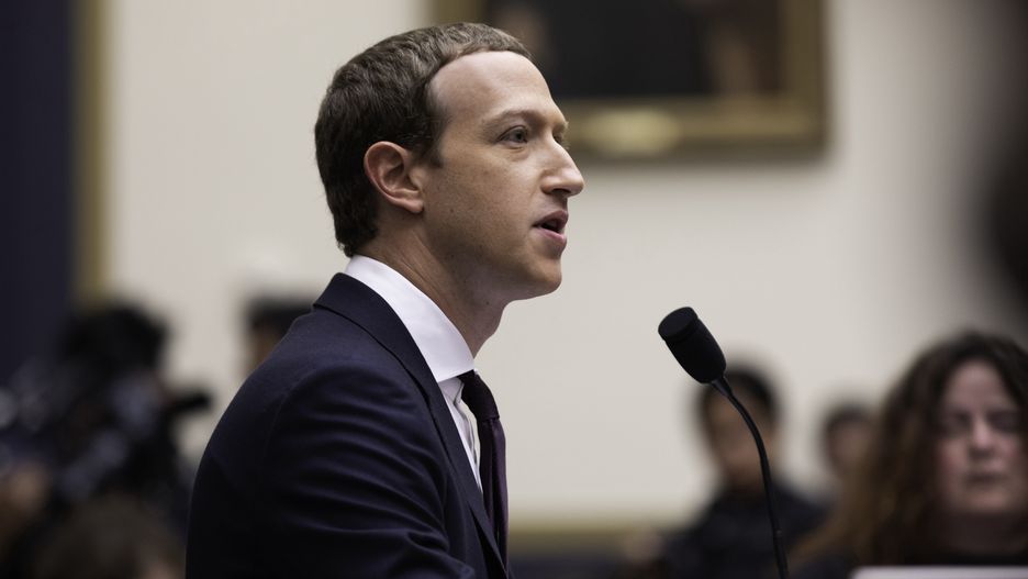 The Facebook CEO, Mark Zuckerberg, testified before the House Financial Services Committee on Wednesday October 23, 2019 Washington, D.C. (Photo by Aurora Samperio/NurPhoto via Getty Images)