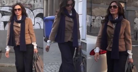 Stylowa Rusin wychodzi ze studia "Dzień Dobry TVN"