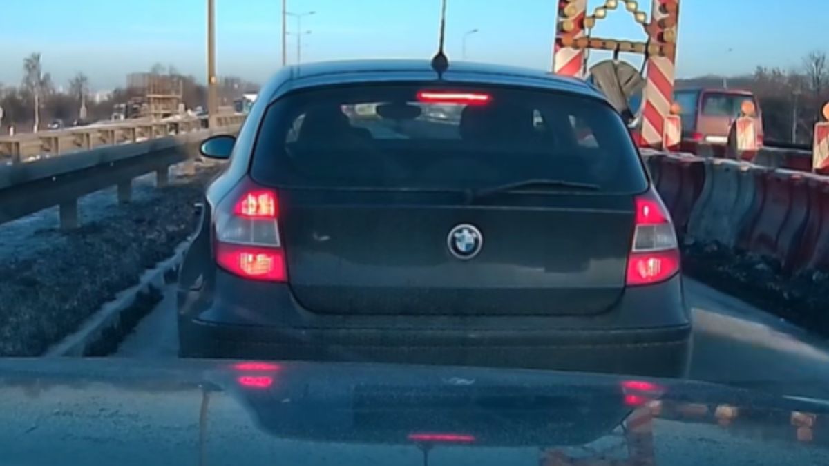 BMW wyhamowało do zera.