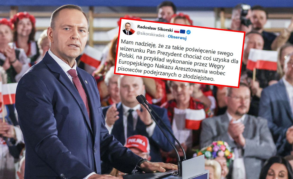 Sikorski uderza w Nawrockiego. "Poświęcenie wizerunku"