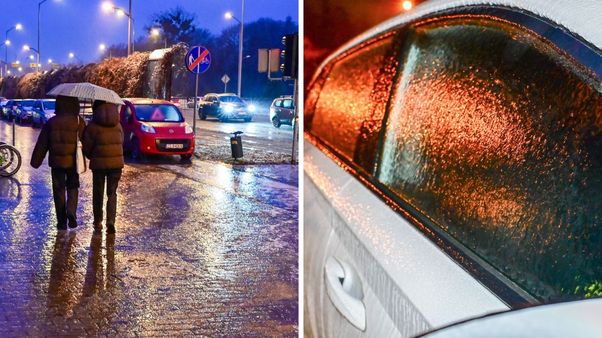Szczecin i region pod lodem. Zawieszone lekcje, chaos na drogach
