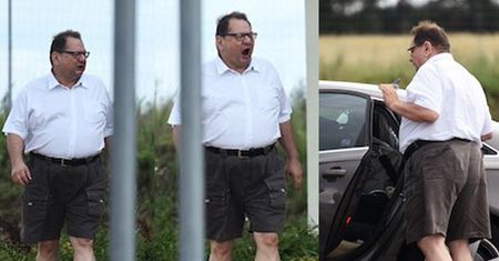 Zmęczony Ryszard Kalisz na wakacjach (ZDJĘCIA)