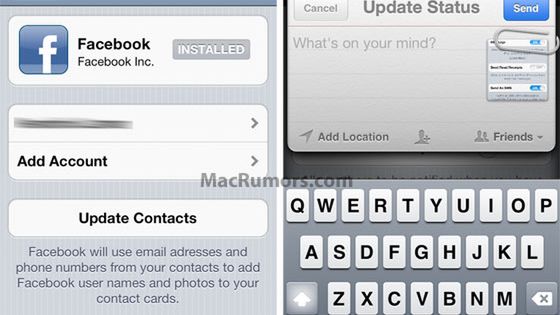 iOS 5 zintegruje się także z Facebookiem? 1