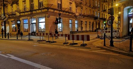Ulica w centrum Lublina zamknięta. Utrudnienia potrwają do końca miesiąca