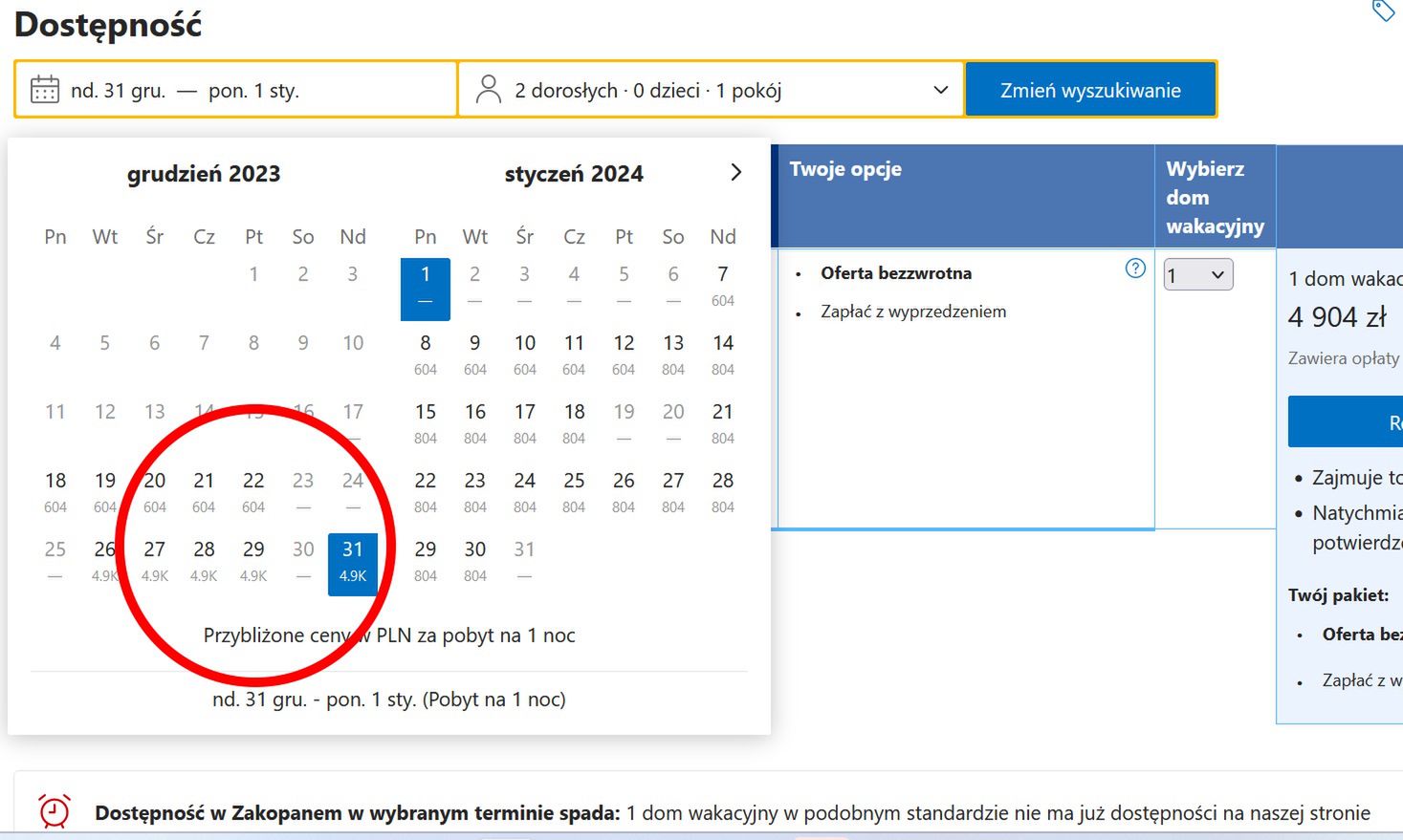 Właściciele obiektów noclegowych windują ceny