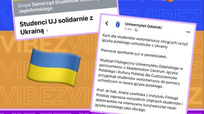 Jak uniwersytety pomagają Ukrainie? Lista pomocowych akcji