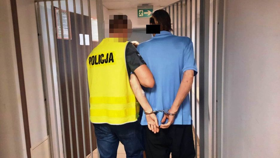38-latek napadł na obywatela Białorusi, zastraszył go "zakażoną" strzykawką i okradł. Wpadł w ręce policjantów