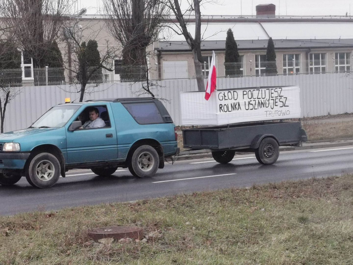 Tak wyglądał protest rolników w Toruniu