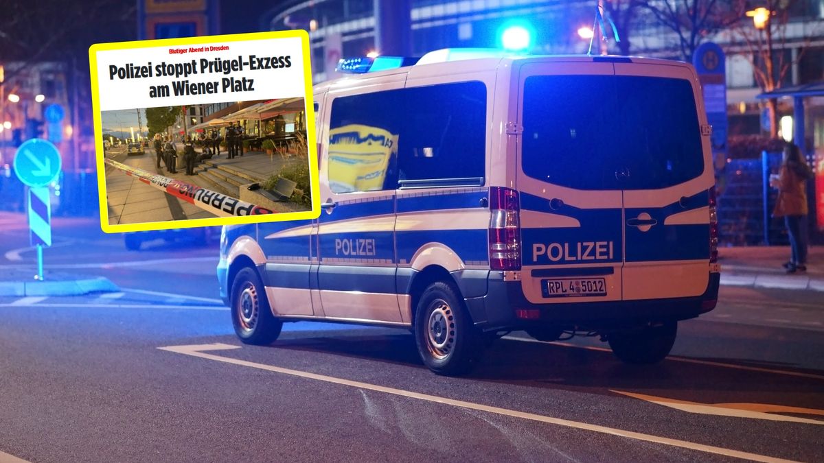 Zamieszki w Dreźnie.