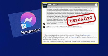 Masz Messengera? Uważaj na załączniki ZIP