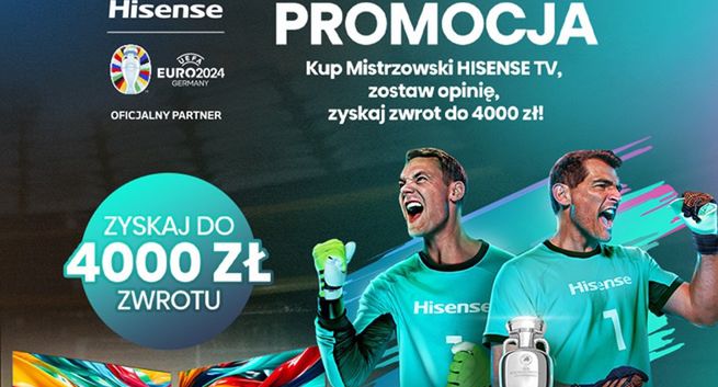 Producent telewizorów przed Euro 2024 oferuje promocję cashback