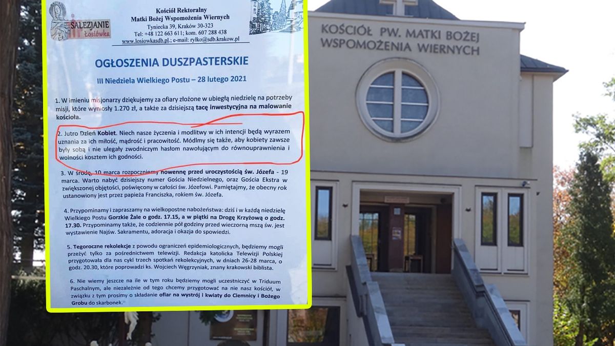 Salezjanie złożyli kobietom kontrowersyjne życzenia