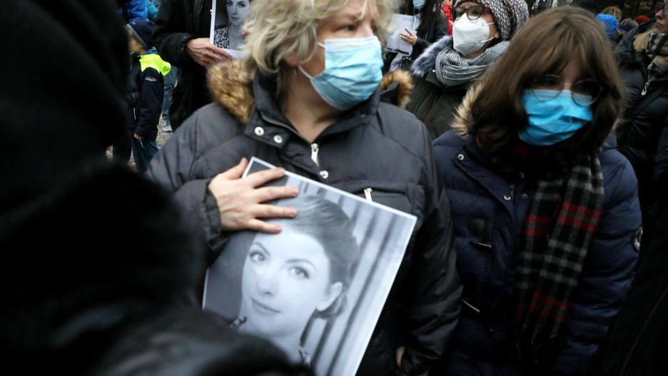 Ani jednej wi?cej! Marsz dla Izy
Fot. Jakub Kaminski/East News, Warszawa, 06.11.2021. Demonstracja - Ani jednej wiecej! Marsz dla Izy. Manifestacja upamietnia 30-latke z Pszczyny, ktora zmarla w 22. tygodniu ciazy, po tym jak lekarze mieli opozniac udzielenie jej pomocy oczekujac na obumarcie plodu.
Jakub Kaminski