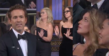 Ryan Reynolds DRWI na wizji z afery z Justinem Baldonim. "Co słyszałyście?". Tak zareagowała Blake Lively