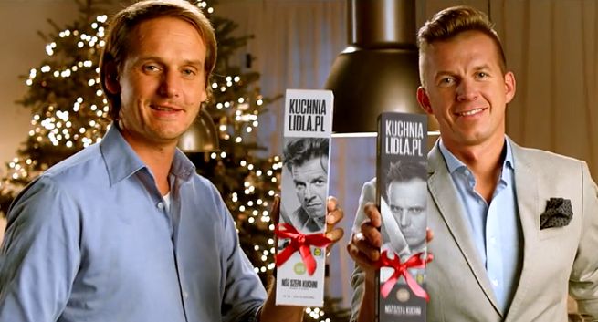 Brodnicki i Okrasa reklamują świąteczną promocję Lidla z nożami (wideo)