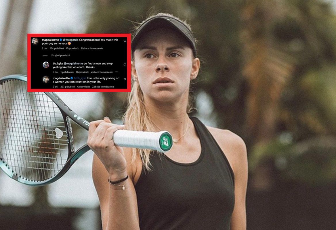 Hejter zaczepił Magdę Linette. Jej odpowiedź to hit internetu
