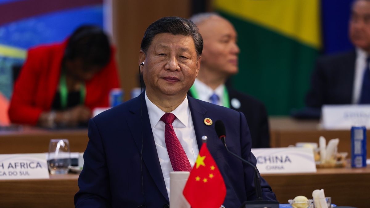 G20 Summit Rio de Janeiro 2024 - Day One
RIO DE JANEIRO, BRAZIL - NOVEMBER 18: Xi Jinping president of China looks on during a woring session as part of the G20 Summit 2024 at Museu de Arte Moderna on November 18, 2024 in Rio de Janeiro, Brazil. The 2024 G20 Summit takes place in Brazil for the first time. The event gathers leaders of the most important economies. Starvation, sustainable development and social inclusion are some of the issues to be during the summit. (Photo by Wagner Meier/Getty Images)
Wagner Meier