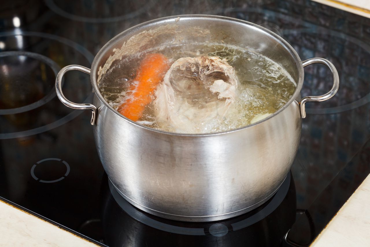 Chicken is one of the most popular meats for broth.