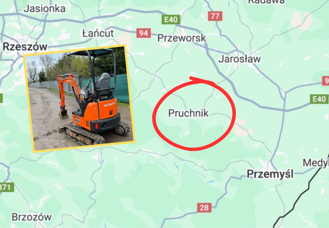 W Anglii skradziono dwie koparki. Jedną z nich znaleziono w polskiej wsi 