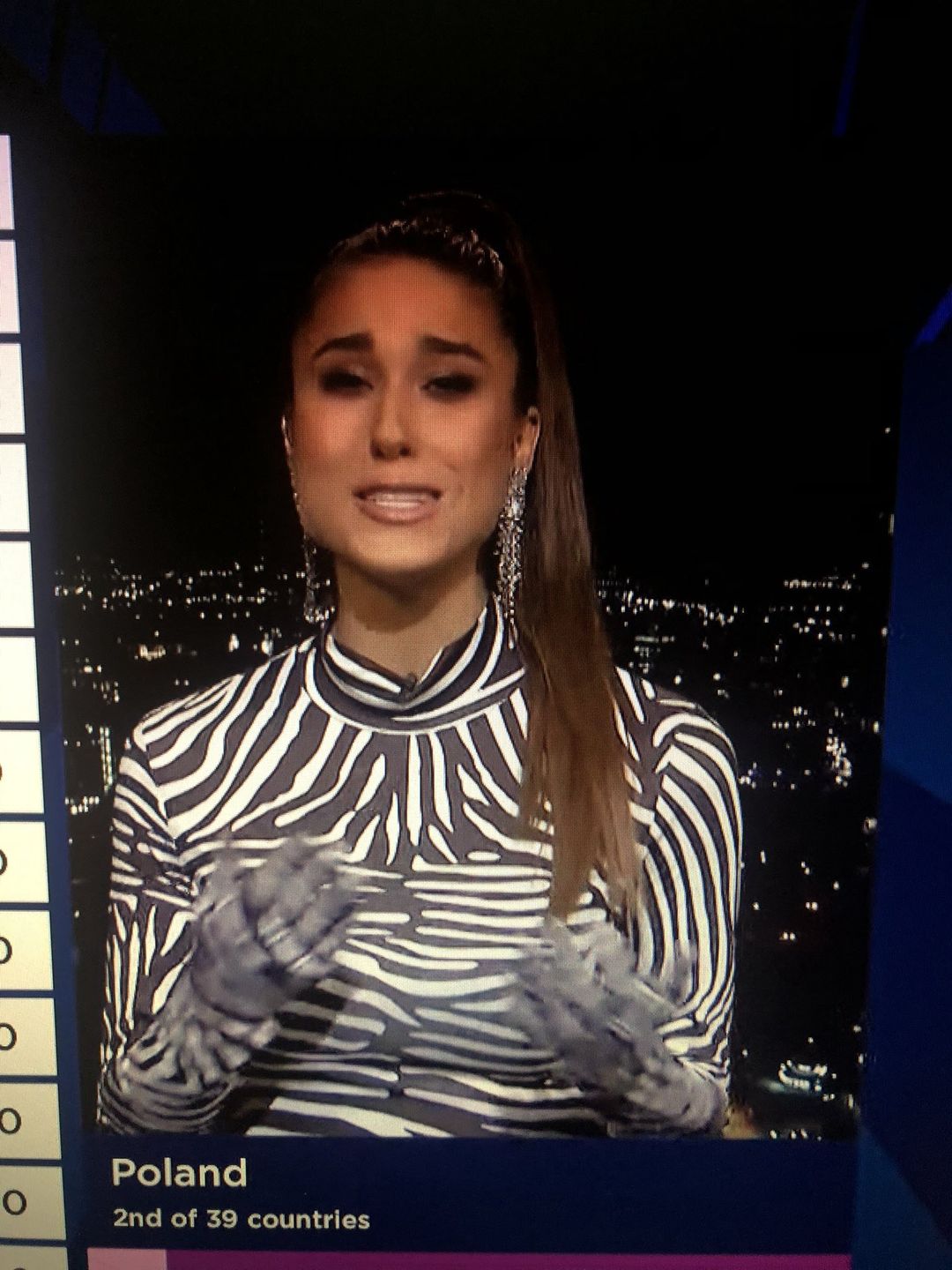 Ida Nowakowska przebrała się za zebrę na Eurowizję