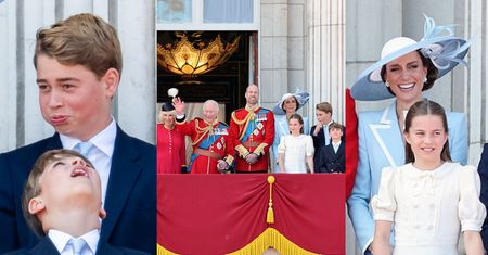 Royalsi w coraz mniejszym składzie dokazują na balkonie Pałacu Buckingham podczas Trooping the Colour. Dzieci jak zwykle skradły show (ZDJĘCIA)