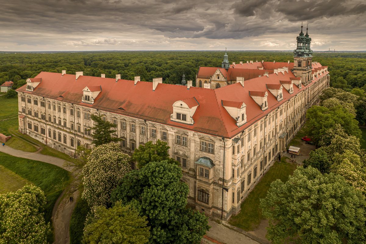 Rozmiary opactwa w Lubiążu są imponujące
