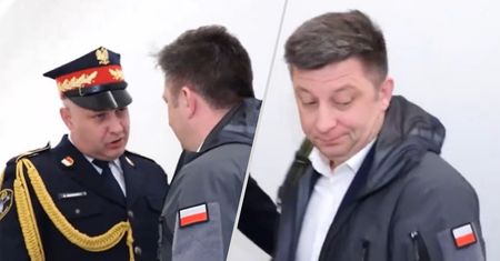Dworczyk zawrócony, zrzedła mu mina. "Bezcenna"
