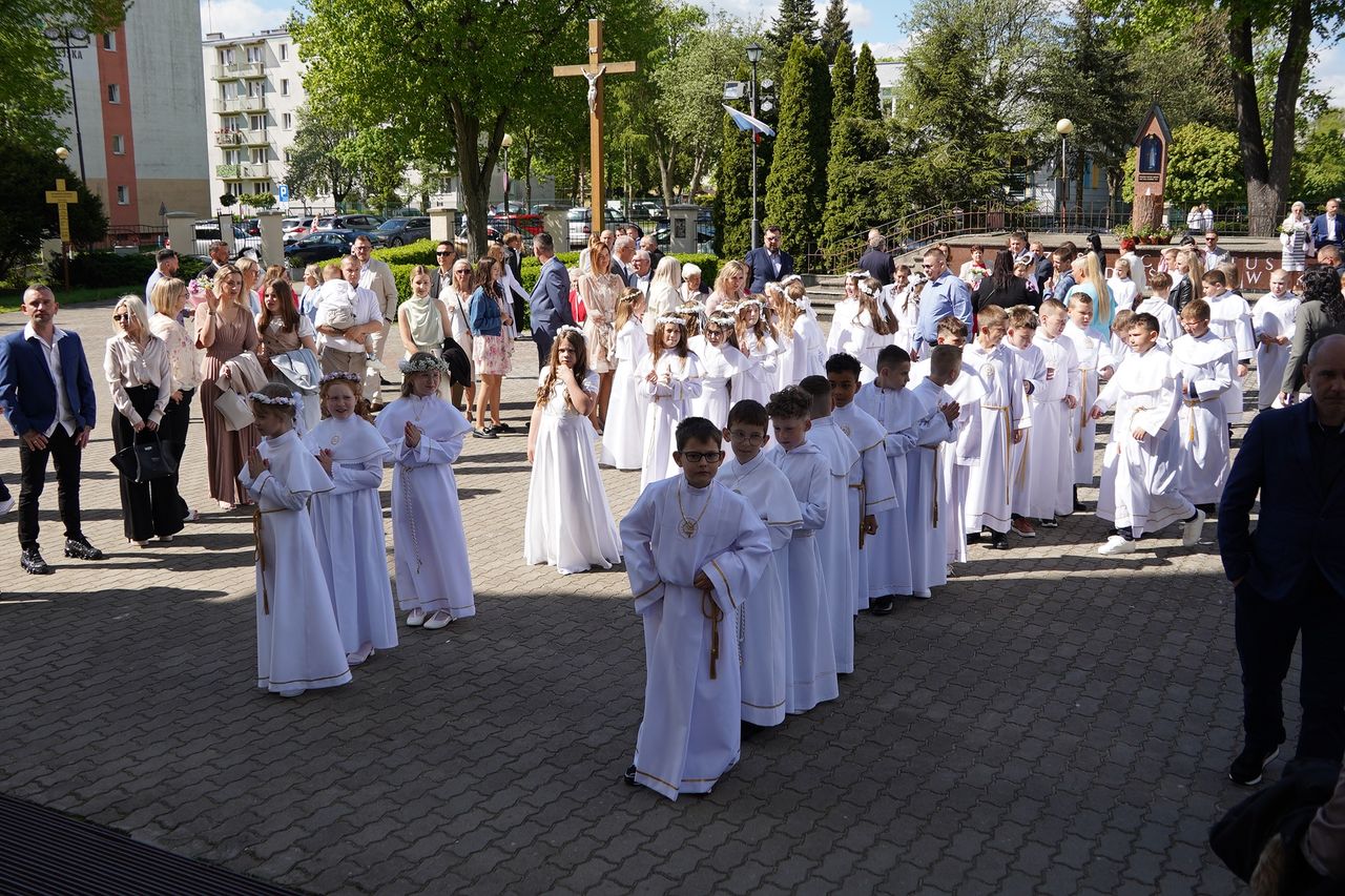 Pierwsza Komunia Święta w Parafii  pw. Świętej Rodziny w Pile