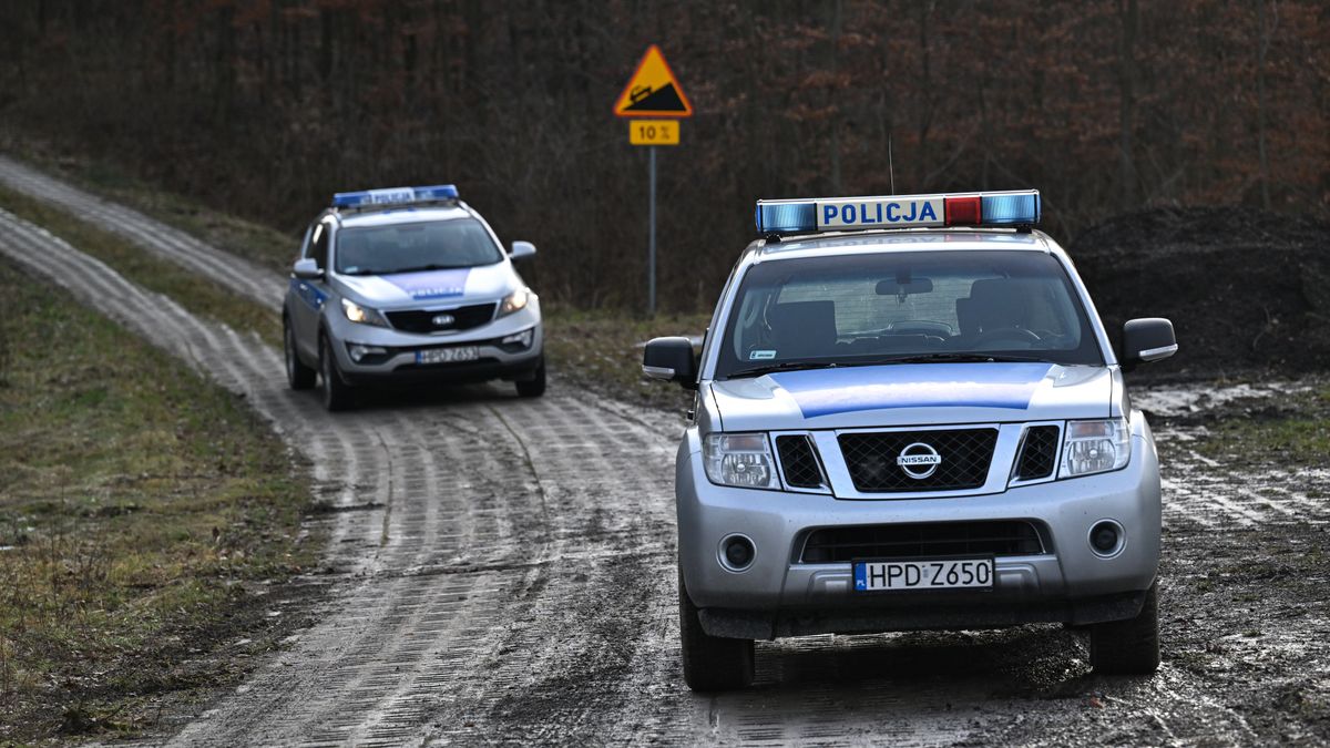 Sosnowa Dębowa, 29.12.2023. Policja w miejscowości Sosnowa Dębowa w woj. lubelskim, 29 bm. Od rana służby poszukują w województwie lubelskim obiektu, który wleciał nad Polskę od strony granicy z Ukrainą. Dowództwo Operacyjne Rodzajów Sił Zbrojnych poinformowało, że rano w przestrzeń powietrzną RP od strony granicy z Ukrainą wleciał niezidentyfikowany obiekt powietrzny, który od momentu przekroczenia granicy do miejsca zaniku sygnału obserwowany był przez środki radiolokacyjne. Dowódca Operacyjny RSZ uruchomił dostępne siły i środki. (mr) PAP/Darek Delmanowicz ***Zdjęcie do depeszy PAP pt. Lubelskie/ Trwają poszukiwania obiektu, który wleciał od strony granicy z Ukrainą***