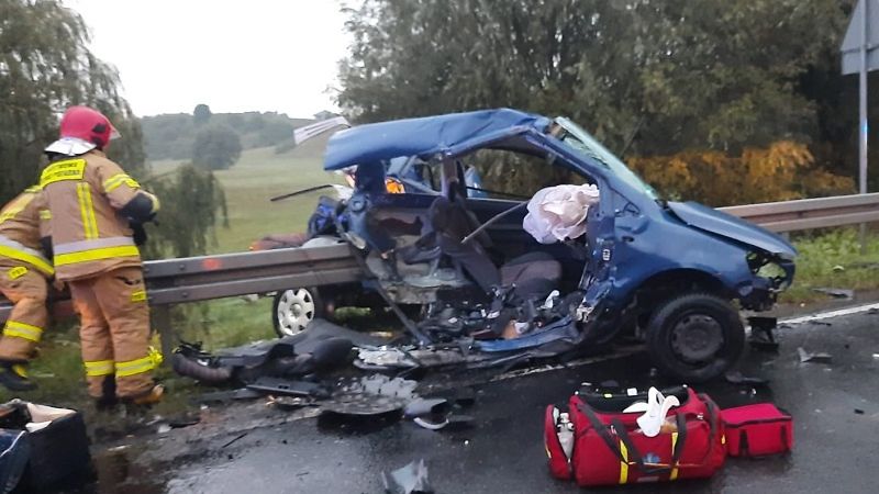 Nie żyje 19-letni kierowca volkswagena z Lublina