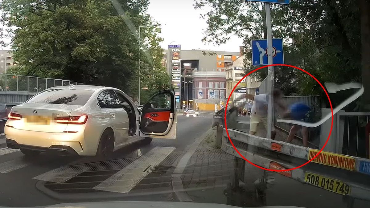 Bielsko-Biała: kierowca bmw pobił pieszego