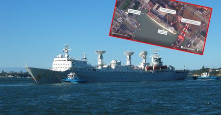 Zdjęcia satelitarne odkryły tajemnicę. Chiny budują okręt szpiegowski