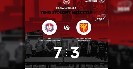 AZS Politechnika Lubelska kończy rok zwycięstwem w 2 Lidze Tenisa Stołowego