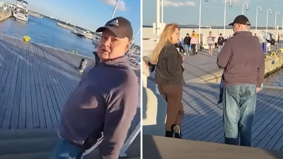 Młoda kobieta spotkała Glapińskiego na molo w Sopocie i zadała mu serię pytań