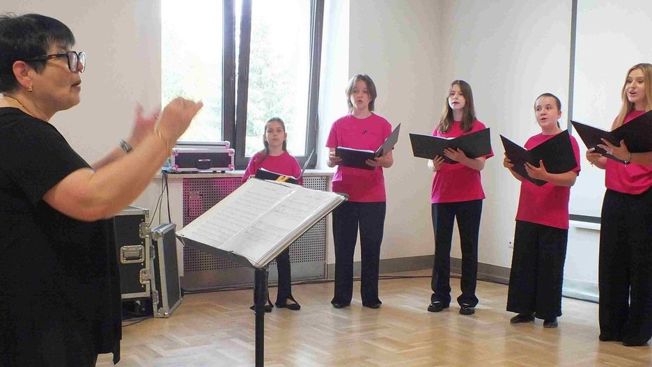 Koncert starszej grupy chóru „Portamento”, pod dyrekcją doktor Bożena Magdalena Mrózek