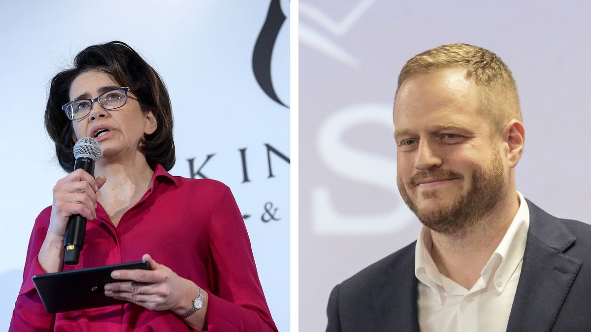 Anna Streżyńska i Janusz Cieszyński