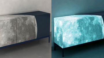 Świecący księżyc w korytarzu 1