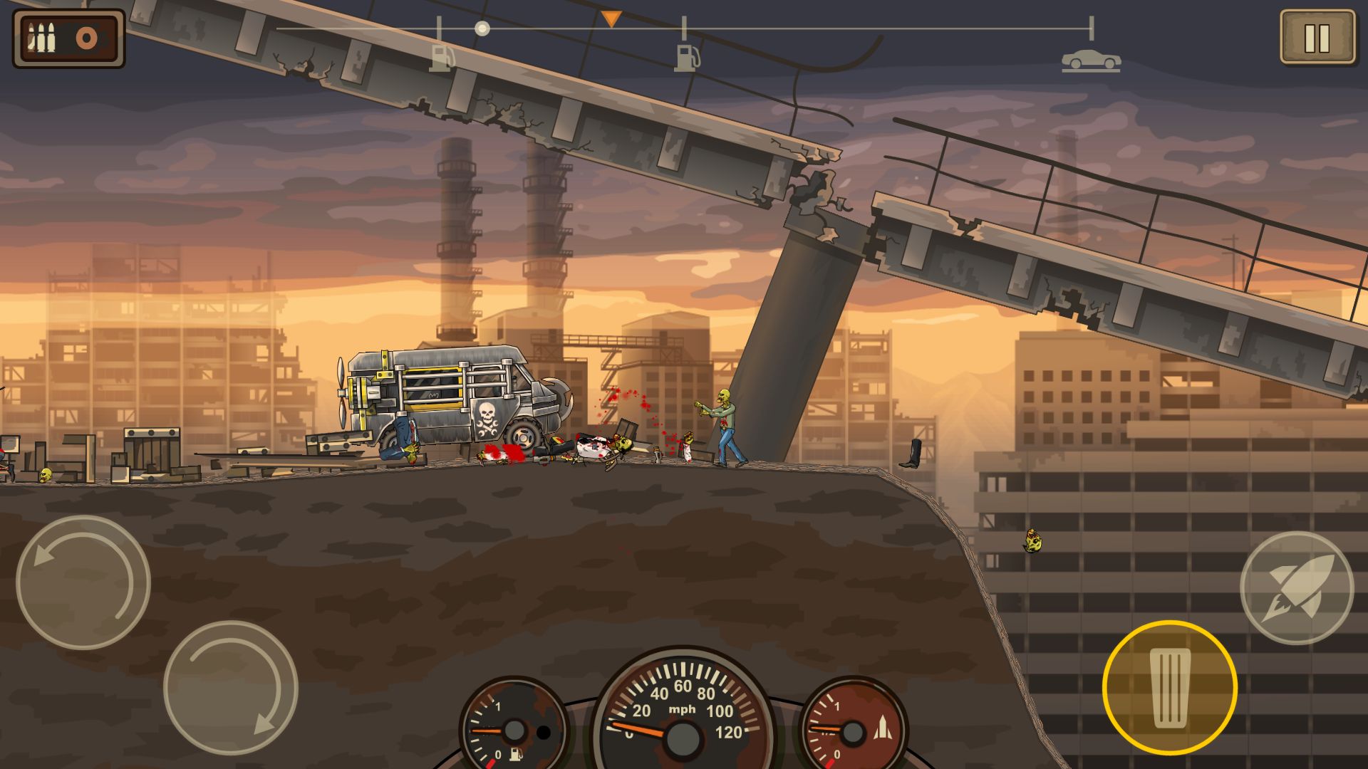 Destrukcja na każdym kroku podczas apokalipsy zombie - recenzja gry Earn to Die 2 2