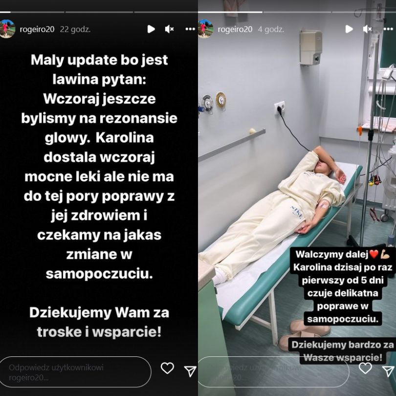 Karolina Pisarek wyszła ze szpitala