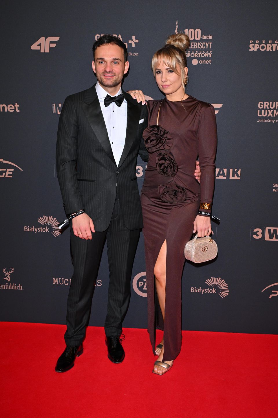 Bartosz Zmarzlik z żoną Sandrą